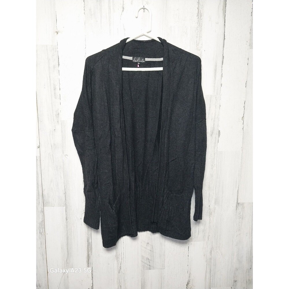 Talulah Women's XS Black Open Front Cardigan Cashmere Angora Blend